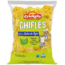 CHIFLES DE LECHE DE TIGRE CRICKETS  250gr 